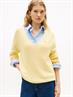 CO CARDI FINE GG LS V-NK SWT zesty yellow