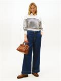 CO JERSEY GOLD BTN MOCK-NK SWT placed thin navy stp sweaters