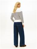 CO JERSEY GOLD BTN MOCK-NK SWT placed thin navy stp sweaters
