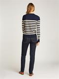 CO JERSEY STITCH C-NK LS SWT her stp dark night navy- country iv