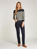 CO JERSEY STITCH C-NK LS SWT her stp dark night navy- country iv