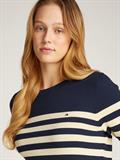 CO JERSEY STITCH C-NK LS SWT her stp dark night navy- country iv