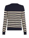 CO JERSEY STITCH C-NK LS SWT her stp dark night navy- country iv