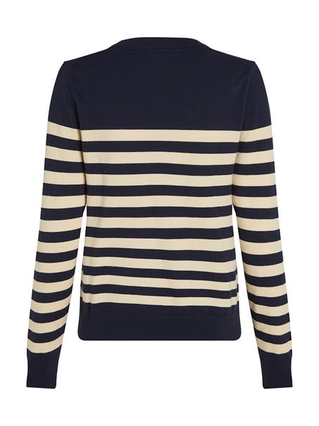CO JERSEY STITCH C-NK LS SWT her stp dark night navy- country iv