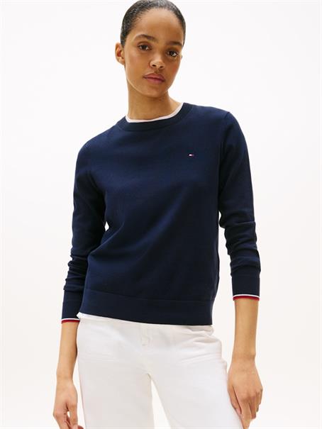 CO JERSEY STITCH LS C-NK SWT dark night navy gs