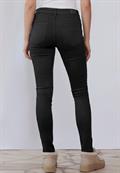 Coated Slim Fit Hose black