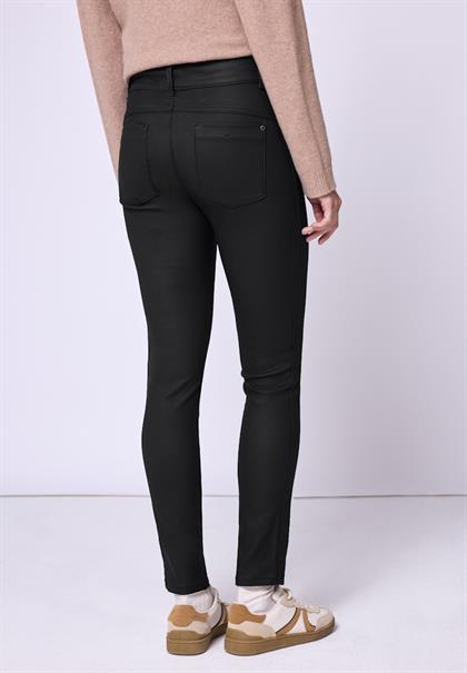 Coated Slim Fit Hose black