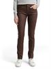 Coated TTLENE SLIM Jeans brown coated denim