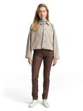 Coated TTLENE SLIM Jeans brown coated denim