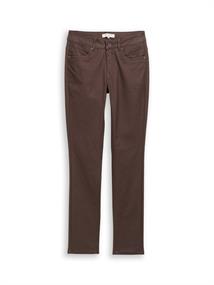 Coated TTLENE SLIM Jeans brown coated denim