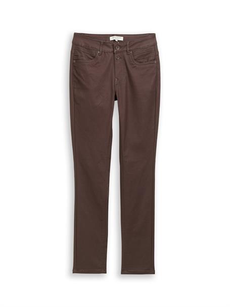 Coated TTLENE SLIM Jeans brown coated denim