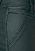 Coating Slim Fit Hose dark ocean green