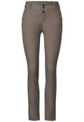 Coating Slim Fit Hose shiny sandy mocca