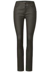 Coating Slim Fit Hose woods green