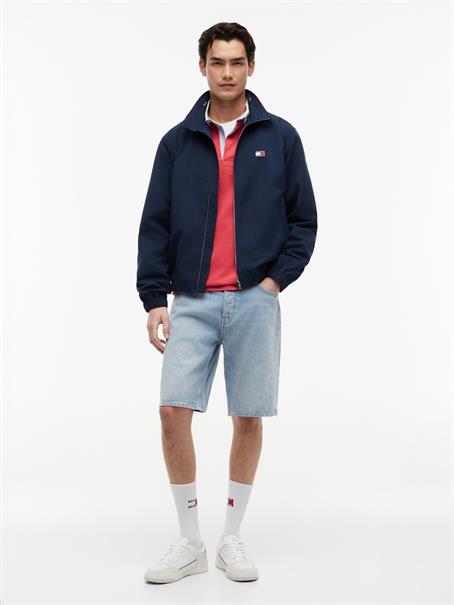 Collar Logo Water Repellent Zip-Thru Jacket dark night navy