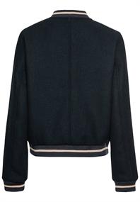 Collegejacke aus einem Wollmix night blue