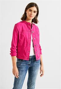 Color Jeansjacke cool pink