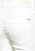 Color Slim Fit Jeans off white washed
