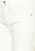 Color Slim Fit Jeans off white washed