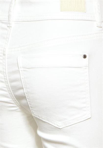 Color Slim Fit Jeans off white washed