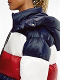 COLORBLOCK DWN PUFFER JKT desert sky regatta red ecru