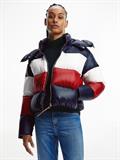 COLORBLOCK DWN PUFFER JKT desert sky regatta red ecru