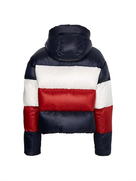 COLORBLOCK DWN PUFFER JKT desert sky regatta red ecru