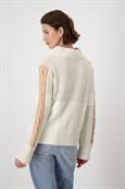 Colorblocking-Pullover sandshell