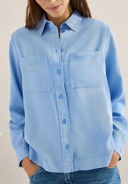 Colored Denim Bluse cloud blue