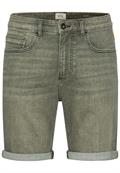 Colour Denim Shorts Slim Fit khaki