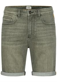 Colour Denim Shorts Slim Fit khaki