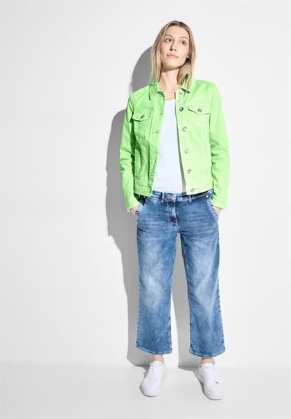 Colour Jeansjacke matcha lime