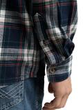 Comfort Fit Flanell-Hemd mit Karomuster navy multicolor check