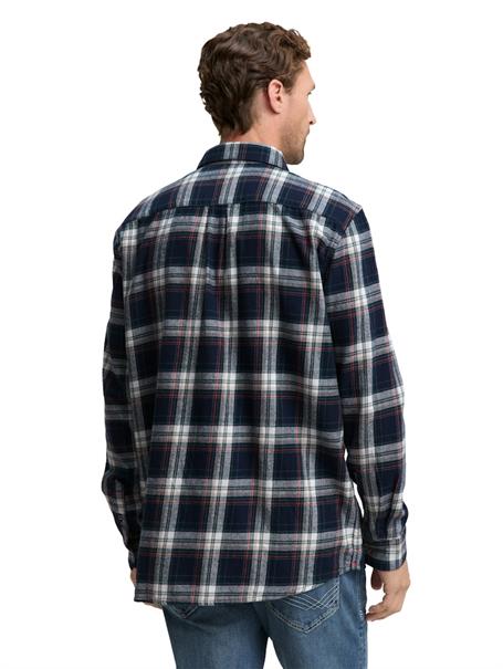 Comfort Fit Flanell-Hemd mit Karomuster navy multicolor check