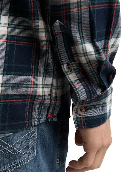 Comfort Fit Flanell-Hemd mit Karomuster navy multicolor check