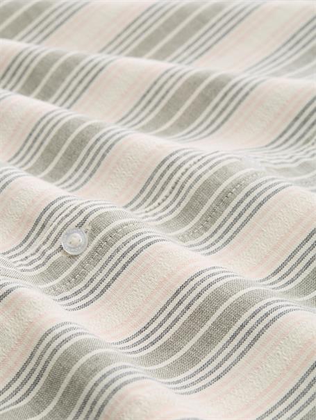Comfort Fit Kurzarmhemd mit Streifen olive multicolor stripe