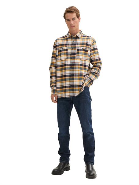 Comfort Hemd mit Karomuster navy multi check