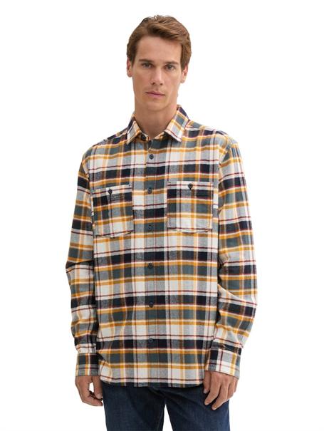 Comfort Hemd mit Karomuster navy multi check