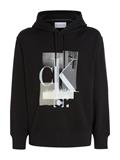 CONNECTED LAYER LANDSCAPE HOODIE ck black