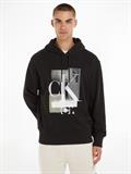 CONNECTED LAYER LANDSCAPE HOODIE ck black