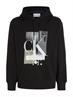 CONNECTED LAYER LANDSCAPE HOODIE ck black