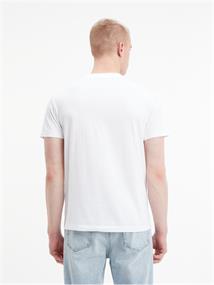 CONTRAST TAPE SHOULDER TEE bright white