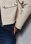 Cord-Blouson smooth sand beige
