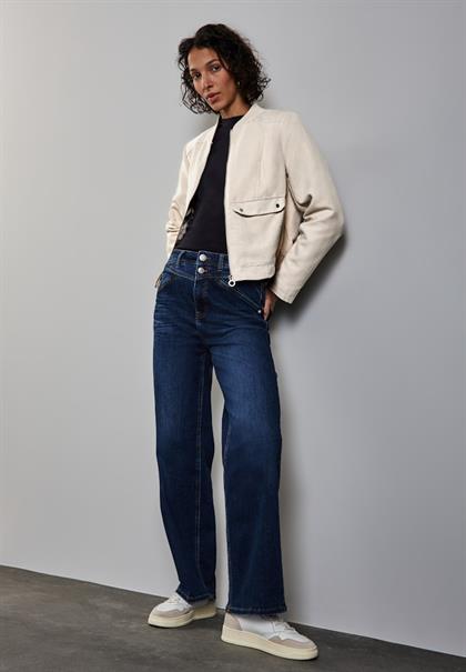 Cord-Blouson smooth sand beige