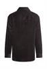 Cord-Bluse aus reiner Baumwolle caviar