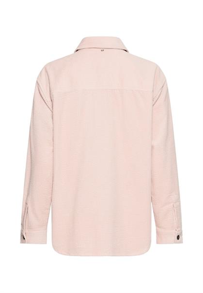 Cord-Bluse aus reiner Baumwolle mauve pink