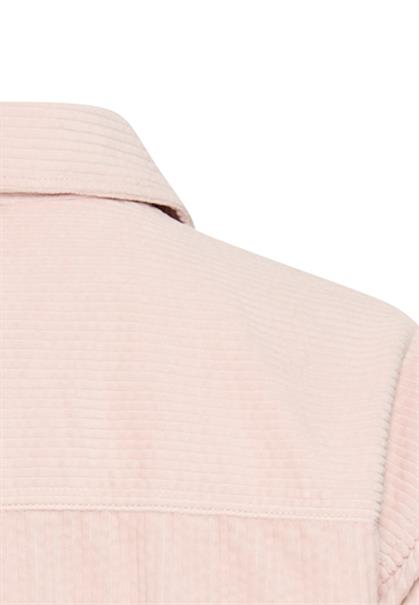 Cord-Bluse aus reiner Baumwolle mauve pink