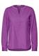 Cord-Bluse in Unifarbe iced violet