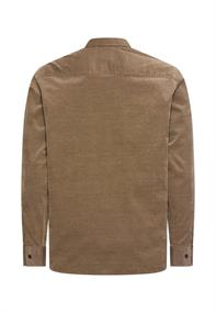 Cord Hemd mit 2-Wege Stretch sepia brown