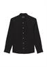 Cord-Hemd shaped black